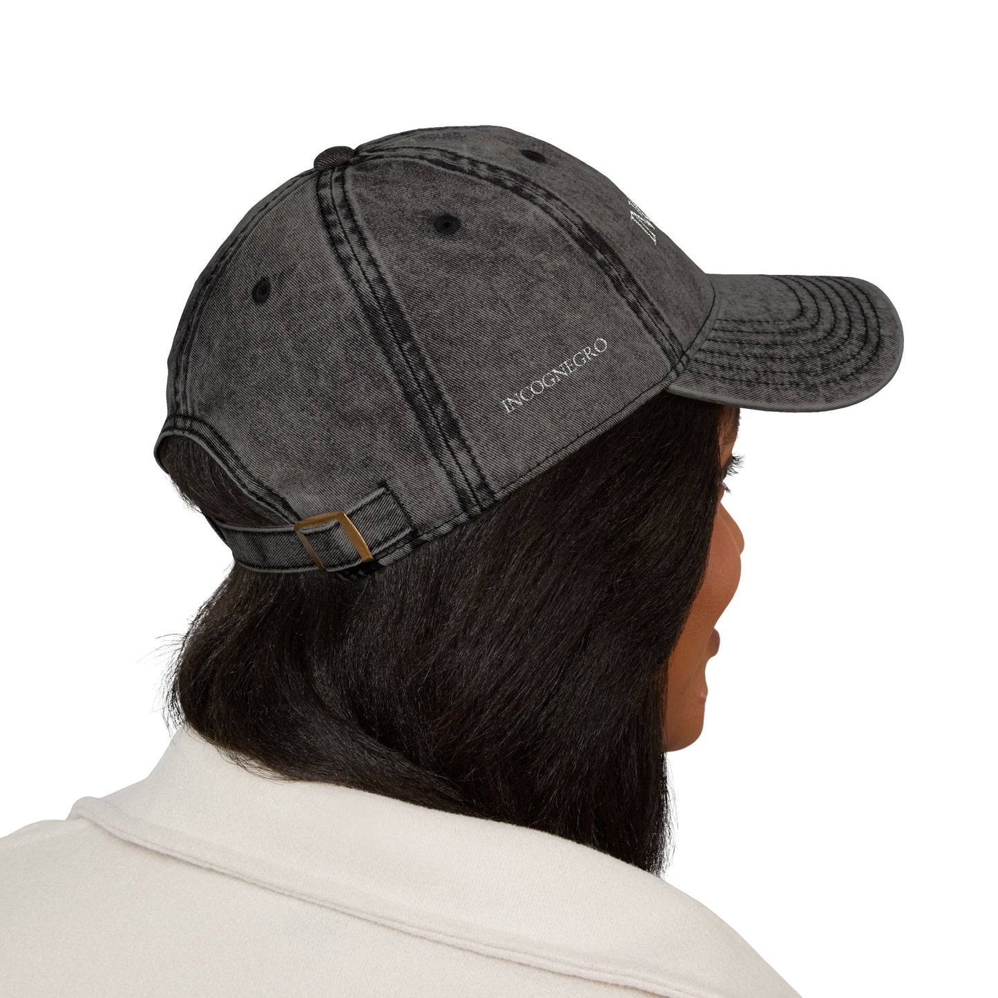 INCOGNEGRO embroidered vintage cap | distressed baseball hat