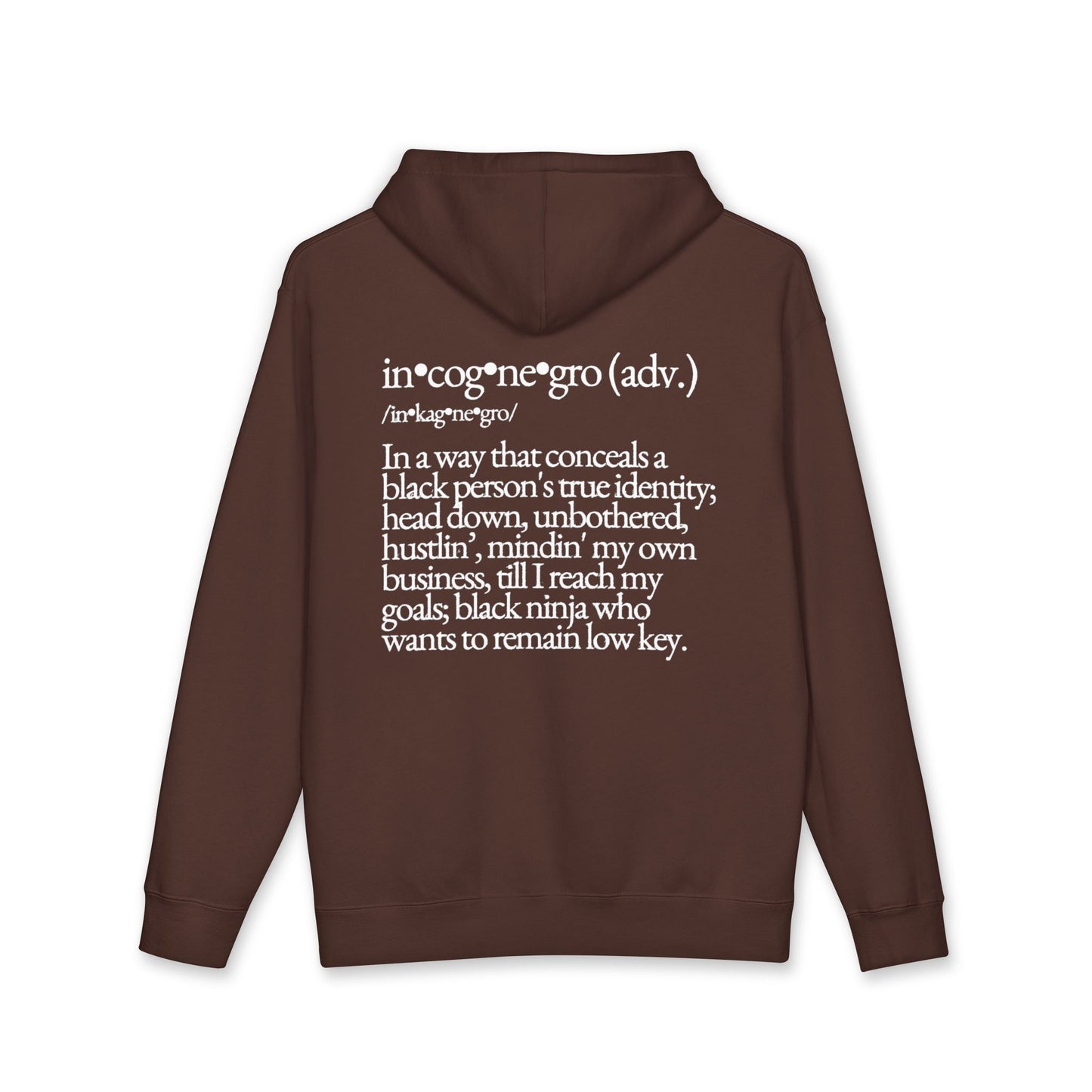 INCOGNEGRO Hoodie | Stonewashed Floral Logo Sweatshirt