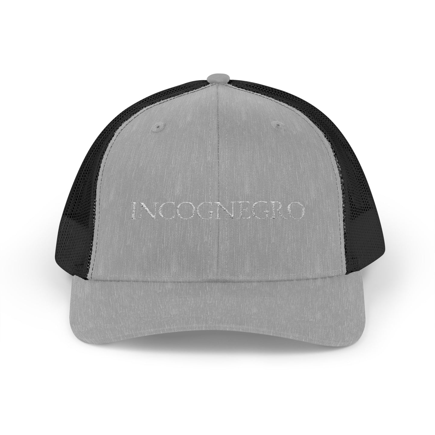 Incognegro Embroidered Snapback Trucker Cap | Mesh Back Hat