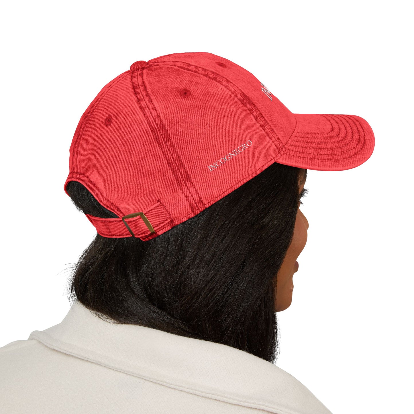 INCOGNEGRO embroidered vintage cap | distressed baseball hat