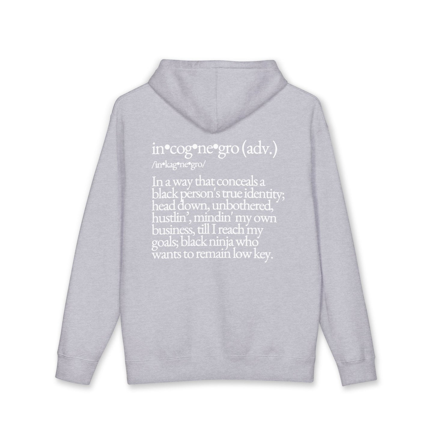 INCOGNEGRO Hoodie | Stonewashed Floral Logo Sweatshirt