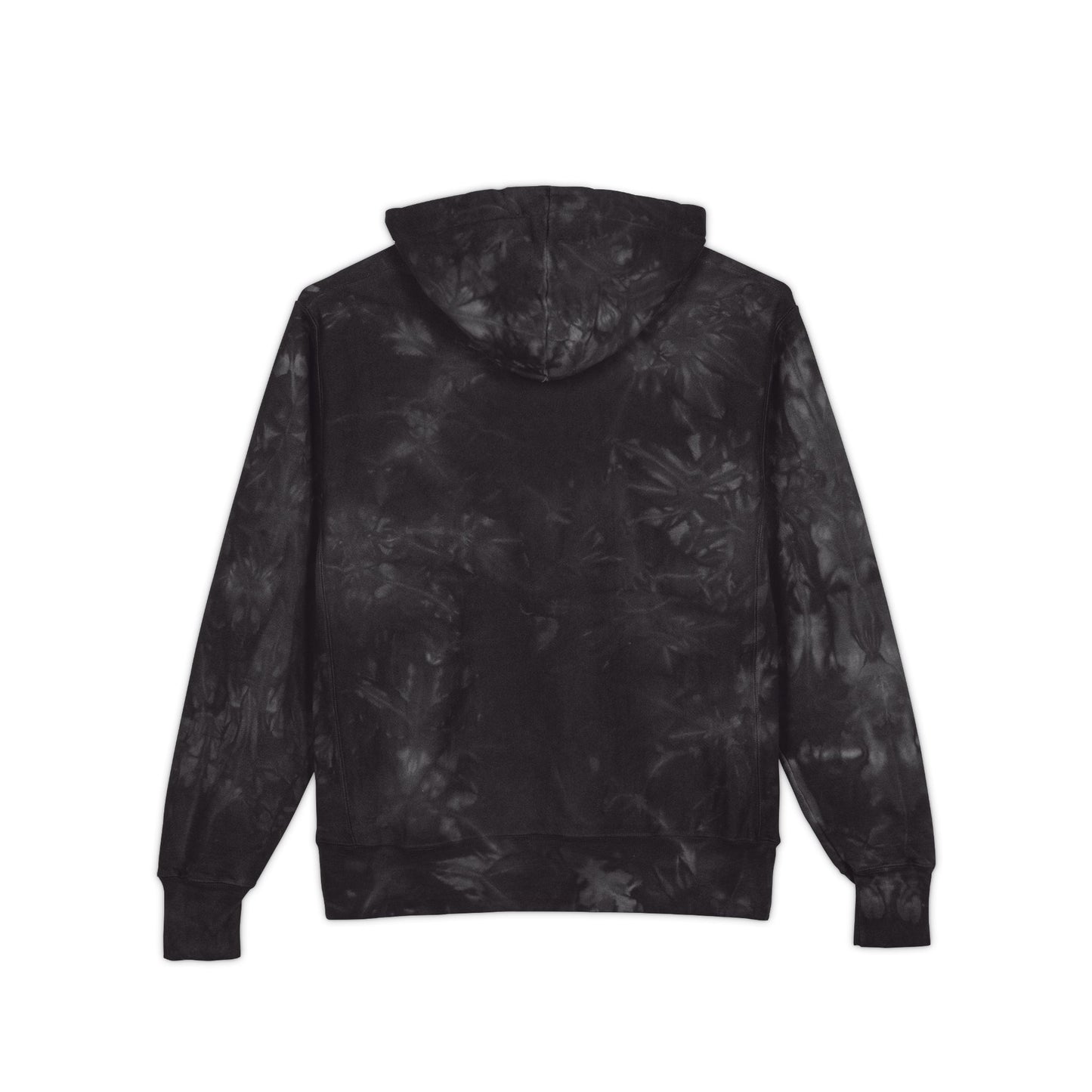 Incognegro Black Tie-Dye Embroidered Logo Hoodie | Champion Style