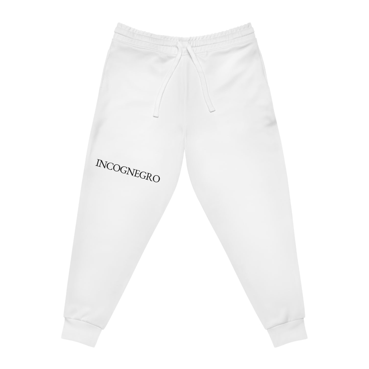 Incognegro logo Athletic Joggers | Black graphic joggers