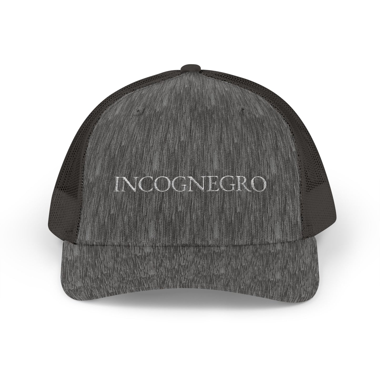 Incognegro Embroidered Snapback Trucker Cap | Mesh Back Hat