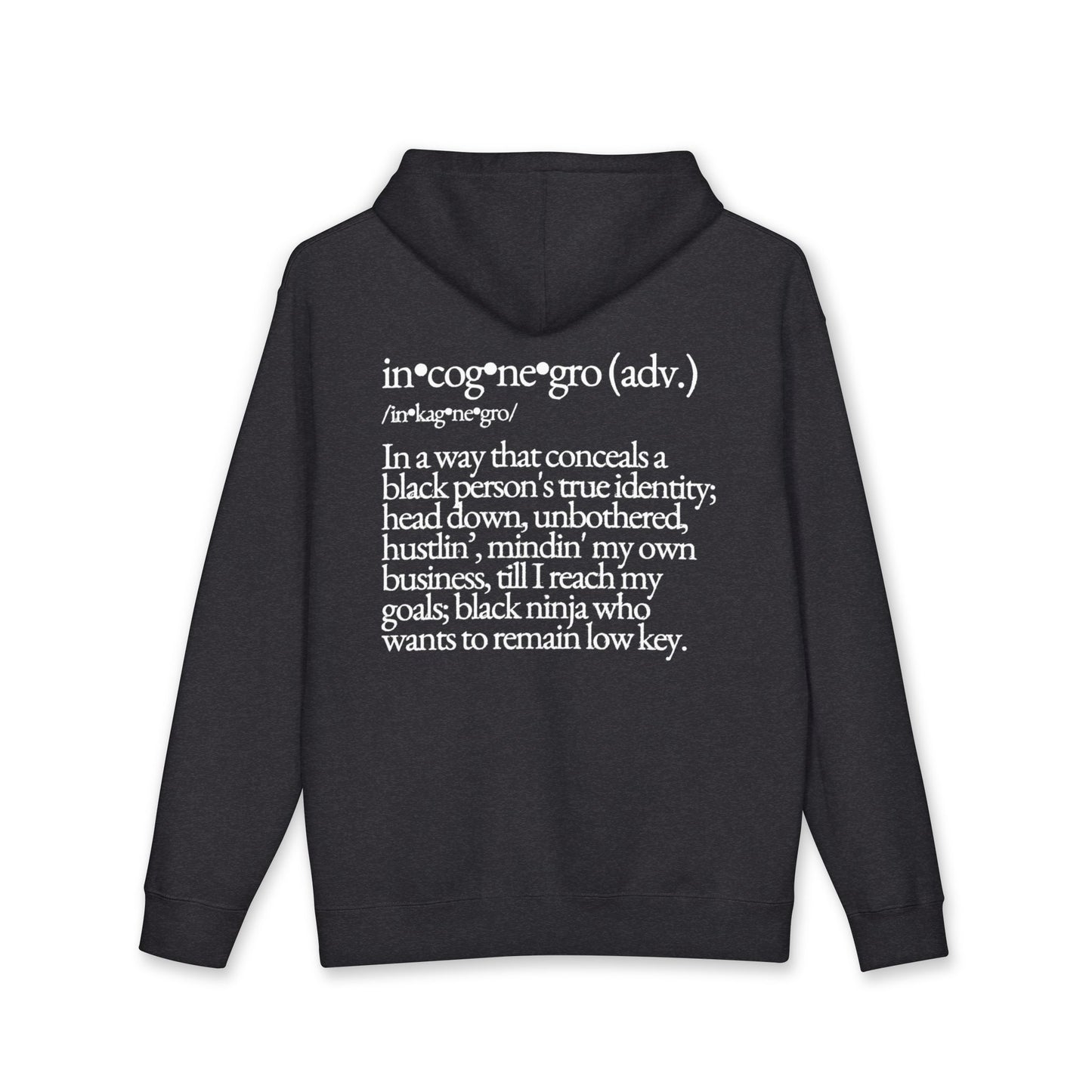 INCOGNEGRO Hoodie | Stonewashed Floral Logo Sweatshirt
