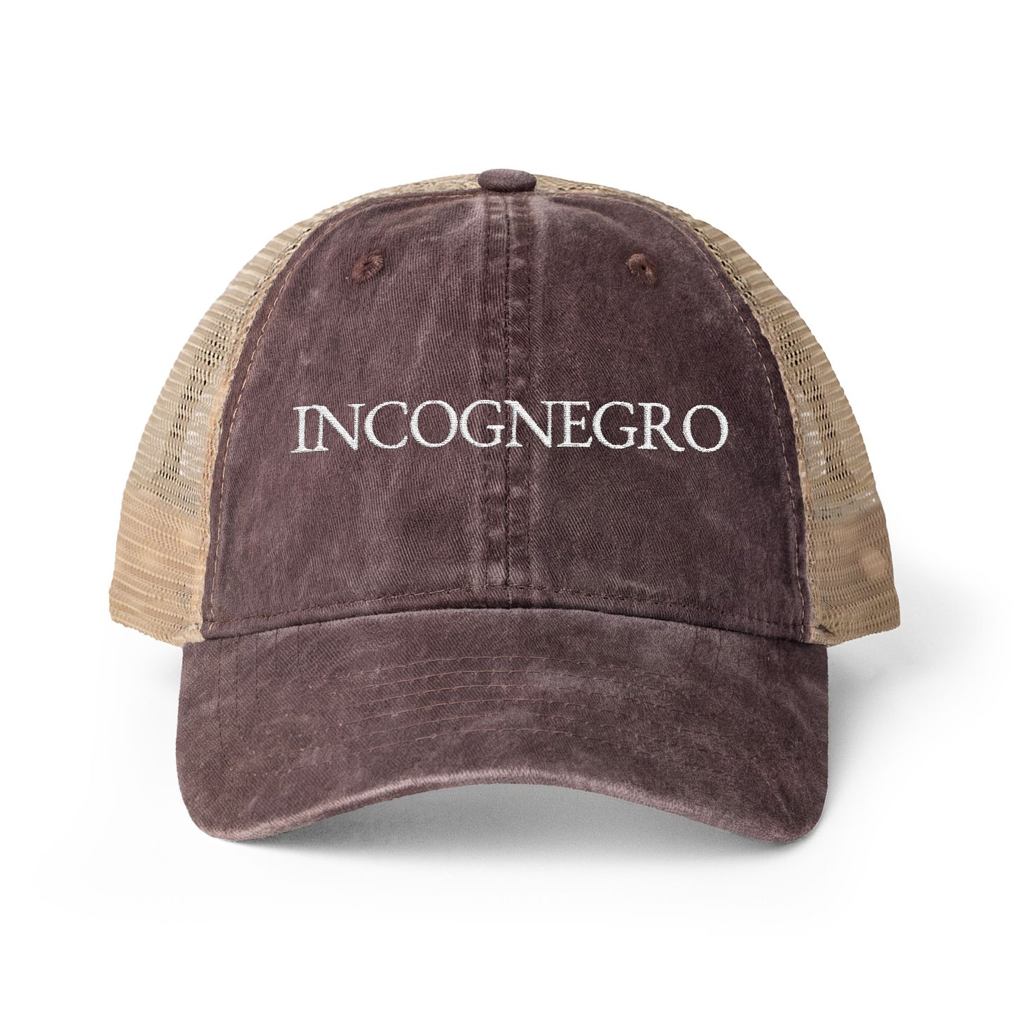 Incognegro Women's Washed Mesh-Back Cap