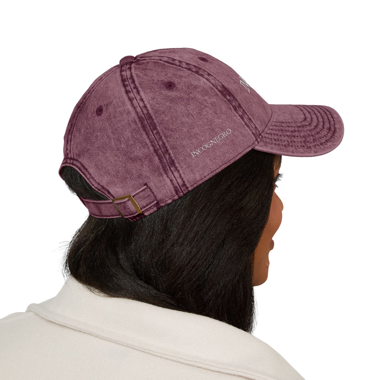 INCOGNEGRO embroidered vintage cap | distressed baseball hat