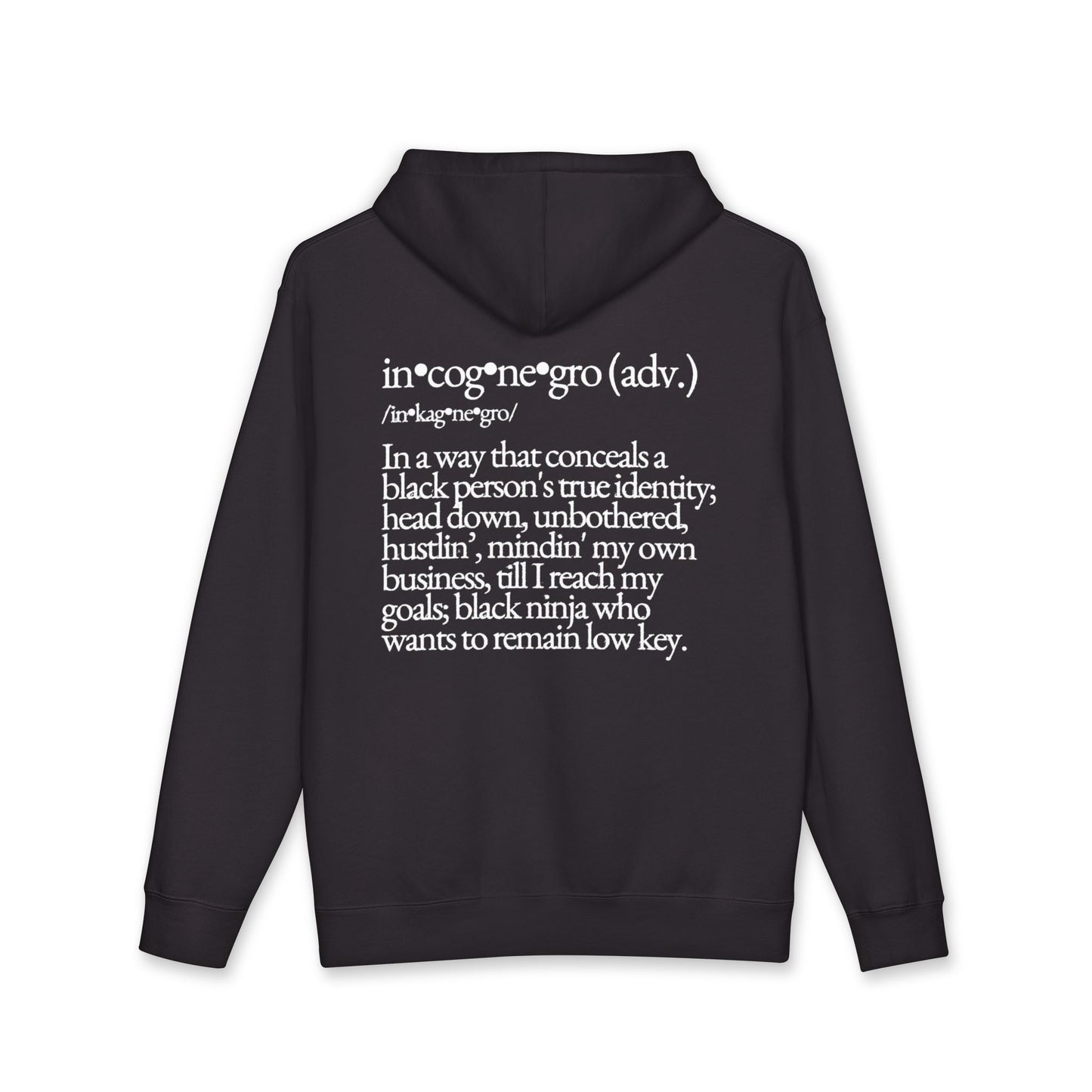 INCOGNEGRO Hoodie | Stonewashed Floral Logo Sweatshirt