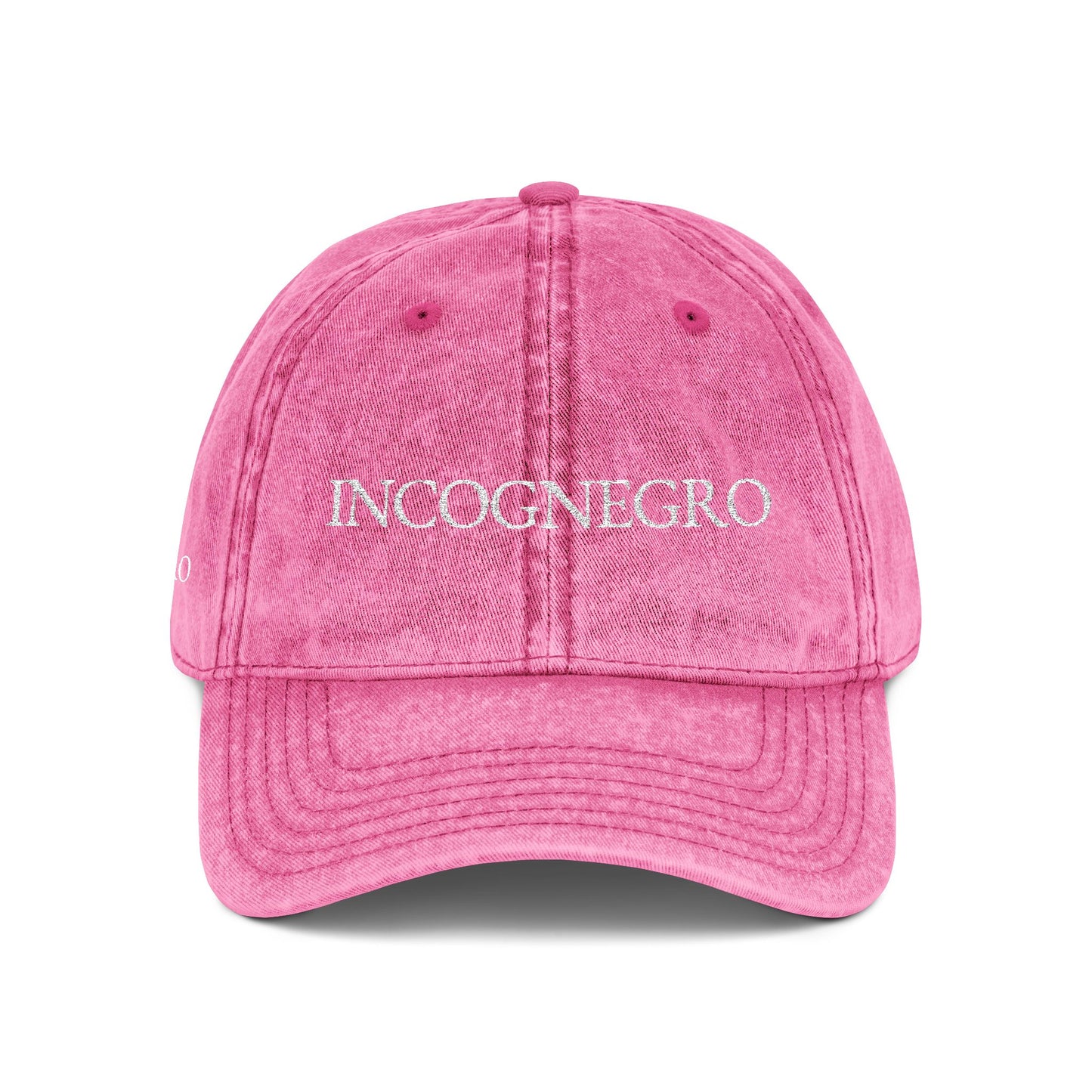 INCOGNEGRO embroidered vintage cap | distressed baseball hat