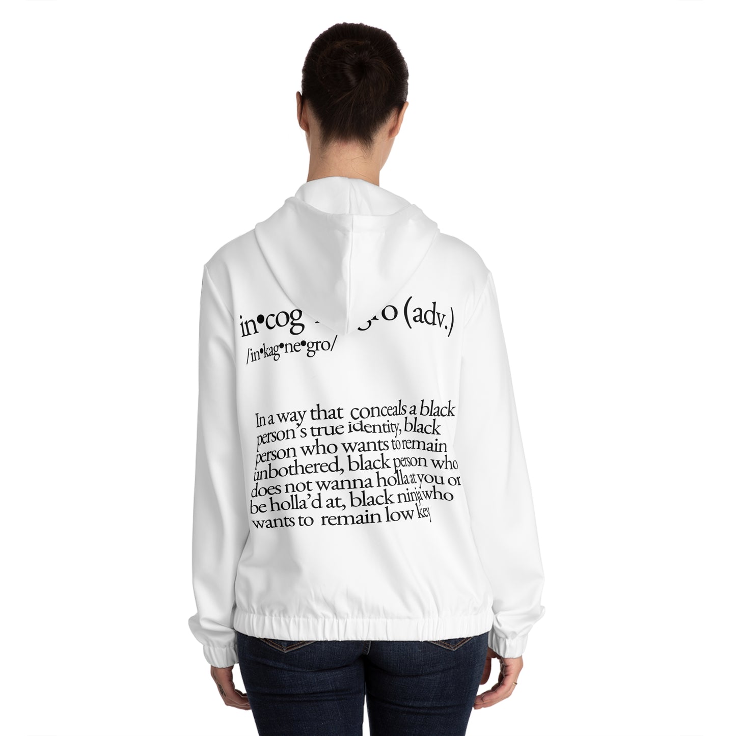 Incognegro Definition Hoodie | Full-Zip Hoodie