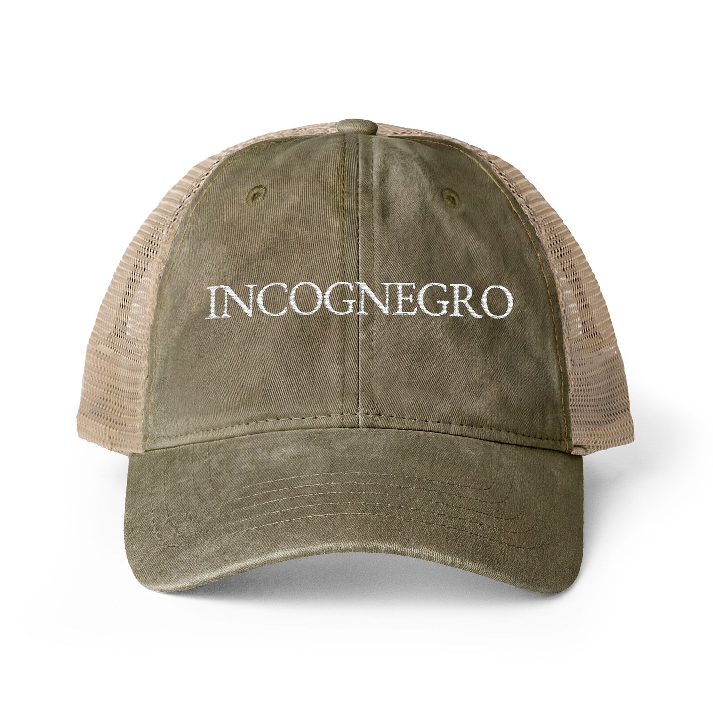 Incognegro Women's Washed Mesh-Back Cap