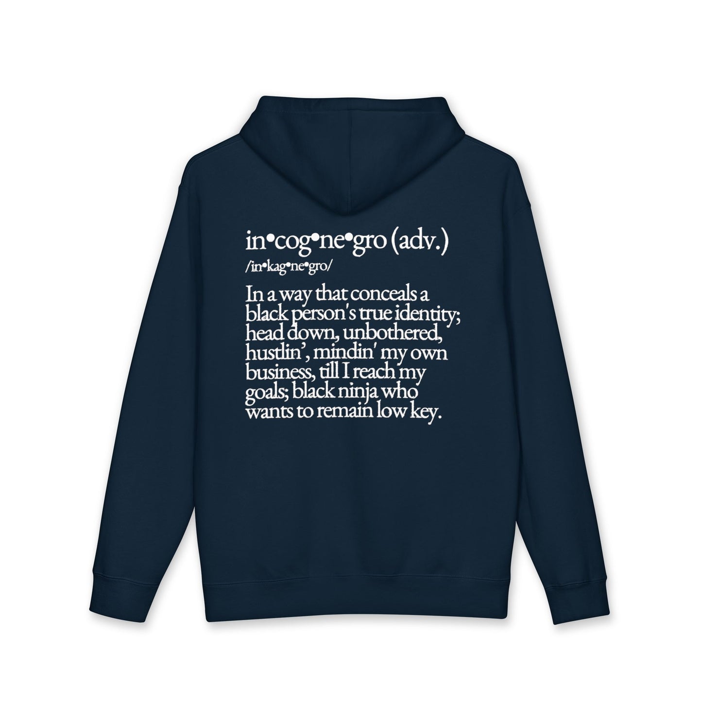 INCOGNEGRO Hoodie | Stonewashed Floral Logo Sweatshirt